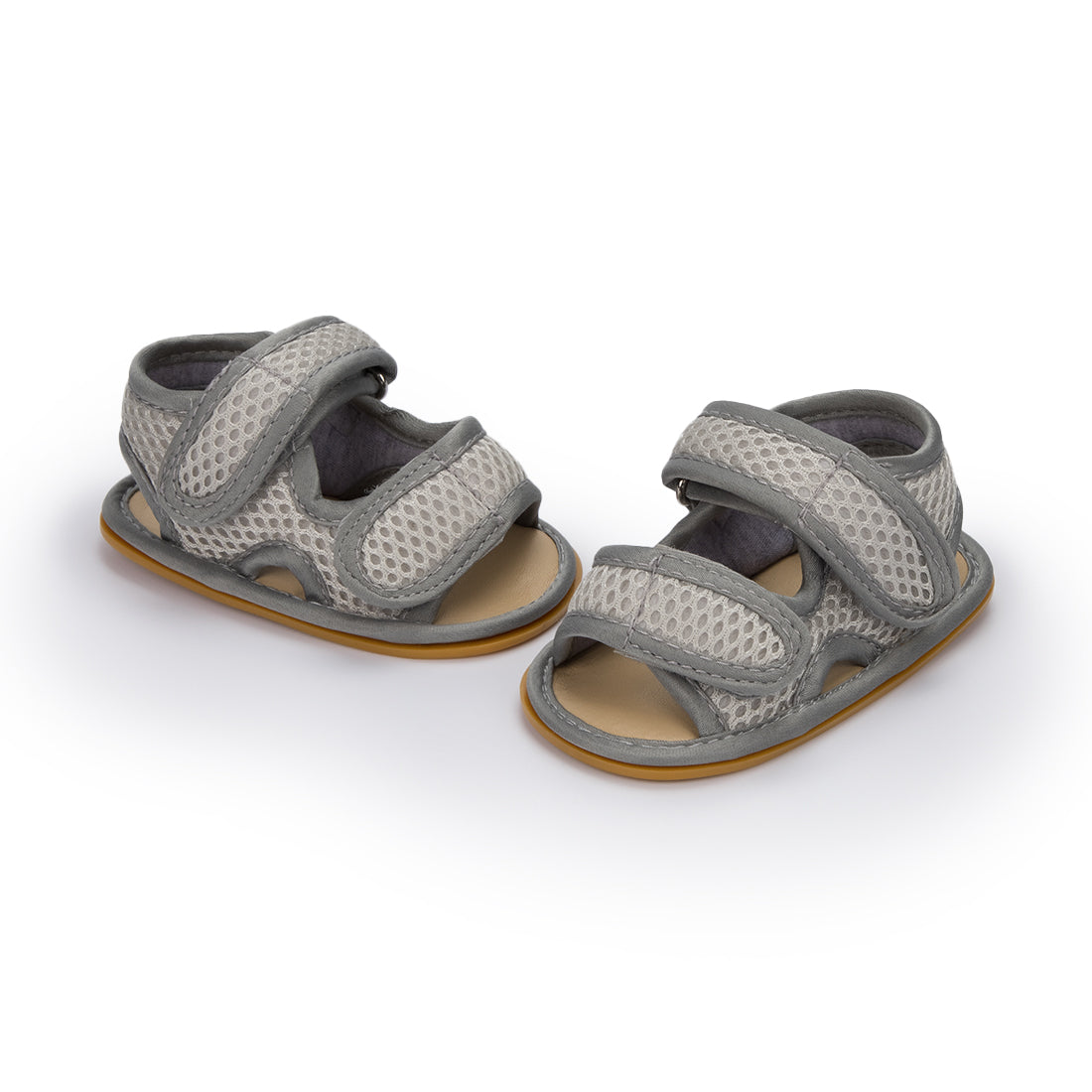 Grey Sandals for Babies and Toddlers - Perfect for Newborn Gift!