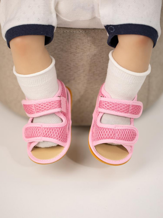 Pink Sandals for Babies and Toddlers - Perfect for Newborn Gift!