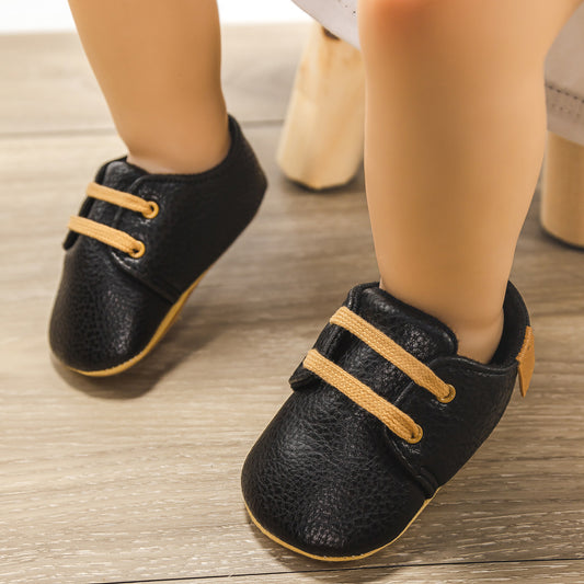 Black Shoes for Babies and Toddlers - Perfect for Newborn Gift!